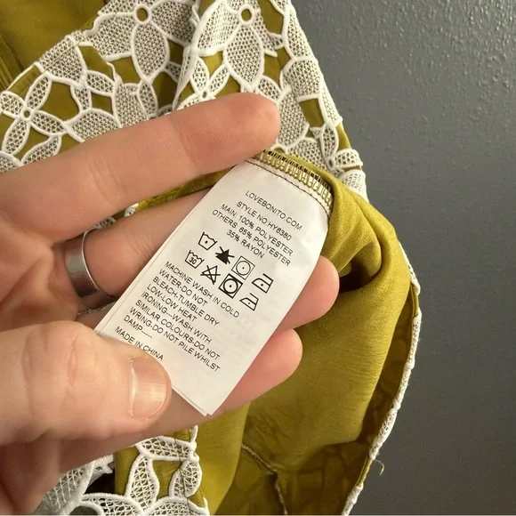 Love Bonito NWT Lace Cutout Mini Dress Size M - Picture 9 of 12